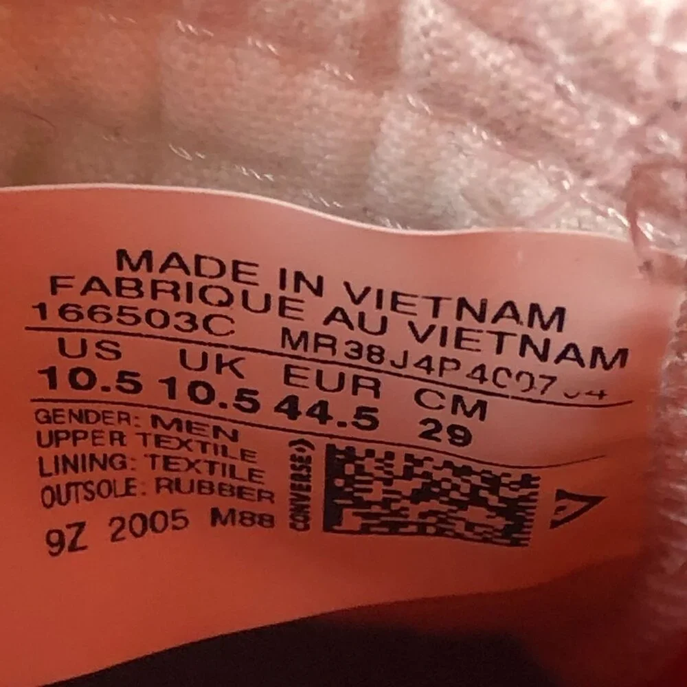 Converse Men's Size 10.5 70 Hi UNT1TL3D Not A Chuck White Sneakers Shoes - Picture 13 of 14